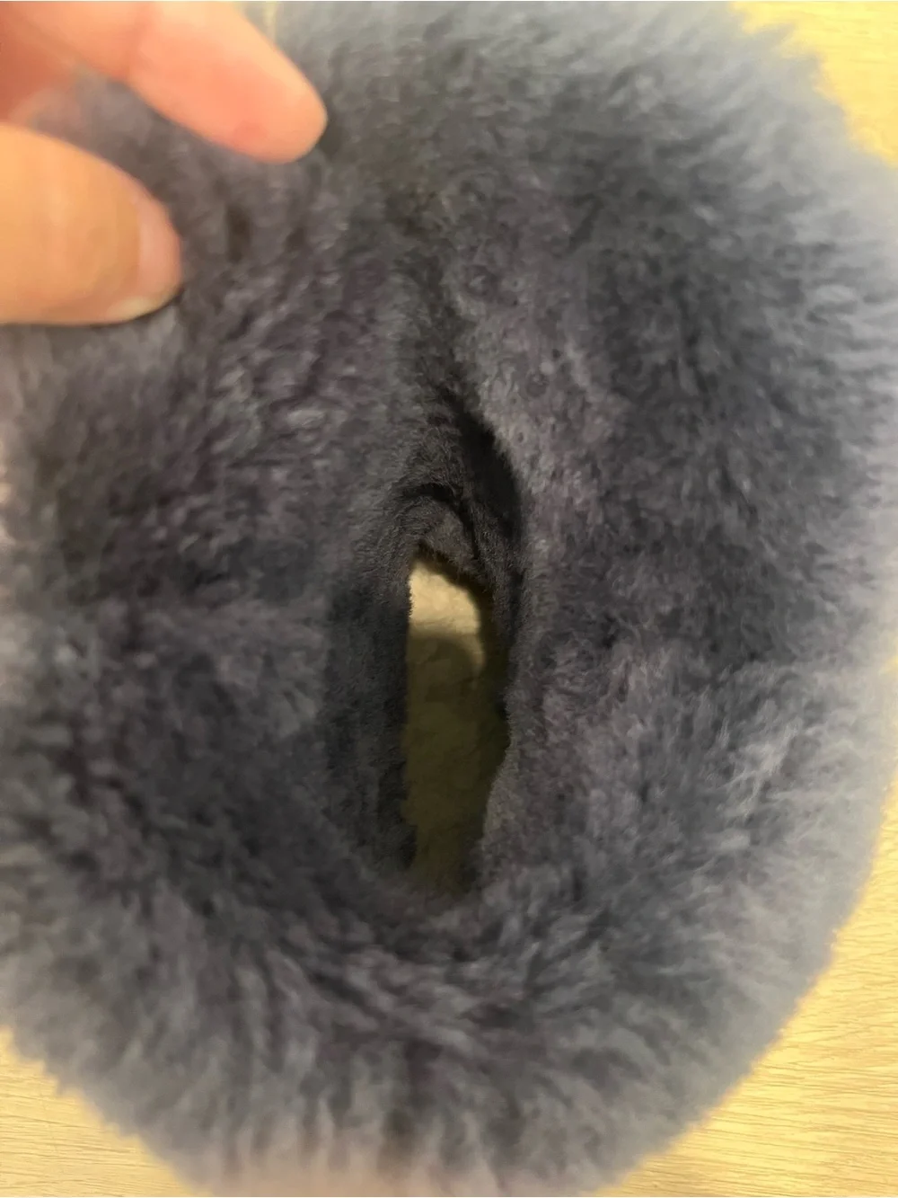UGG Classic Cuff Short Boots Dark Blue / Navy Suede Shearling